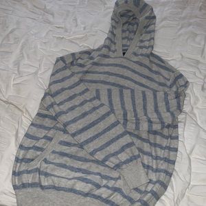 American Rag Striped Hoodie Shirt